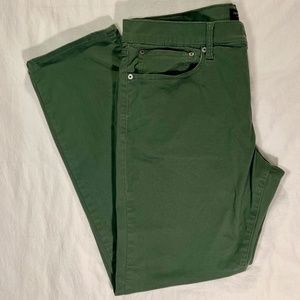 Lucky Brand Men's 121 Slim Straight Jeans Green 34x30